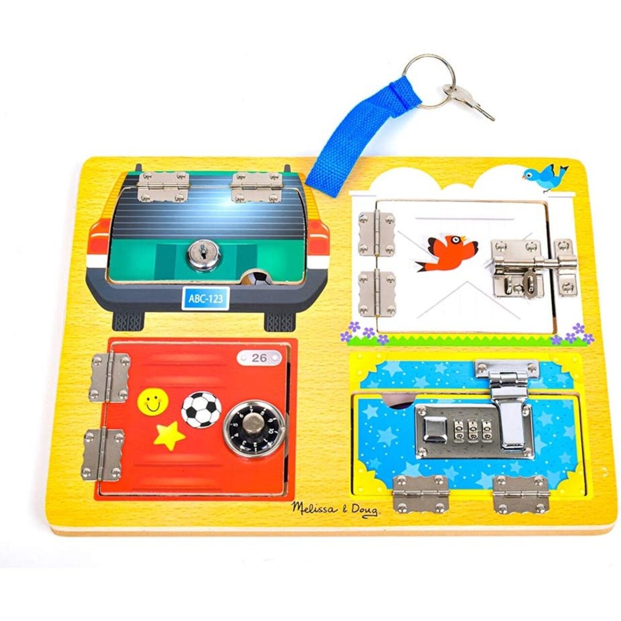 Lock Puzzle Melissa And Doug Lock And Latch Board Combination